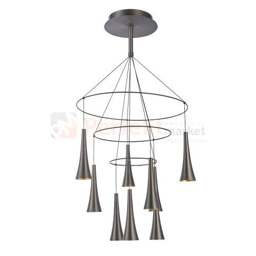 Italux Luca  MD16115-9A lampa wisząca kawowy