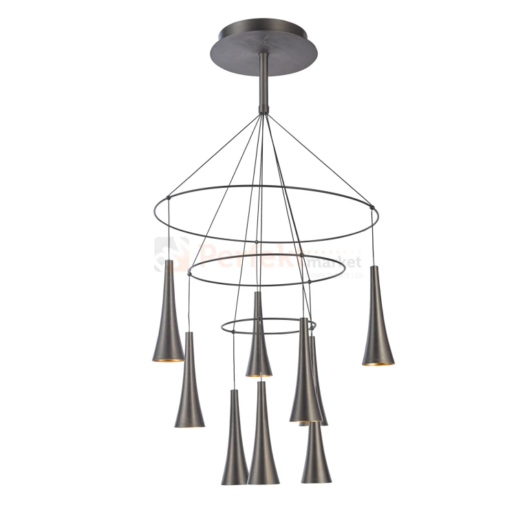 Italux Luca  MD16115-9A lampa wisząca kawowy