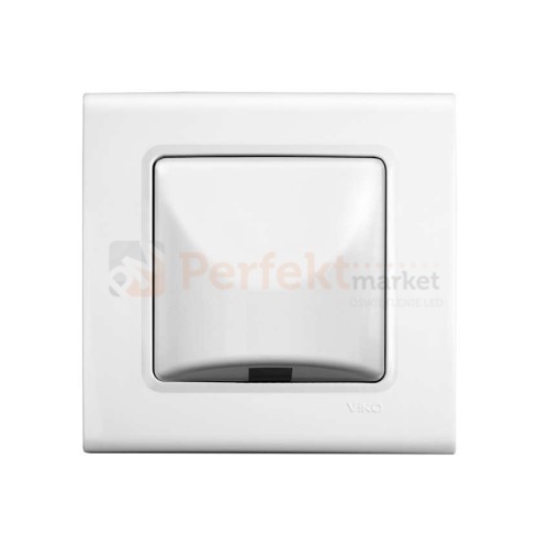 płytka czołowa z ramką szkieletową na wypust kablowy viko panasonic linnera białe proste klasyczny perfektmarket perfekt_market 90440077