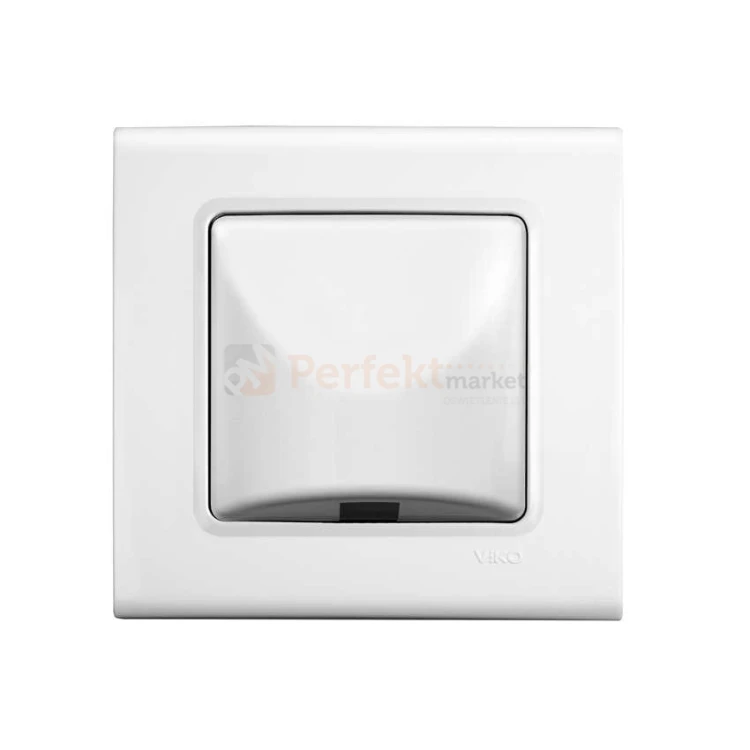 płytka czołowa z ramką szkieletową na wypust kablowy viko panasonic linnera białe proste klasyczny perfektmarket perfekt_market 90440077