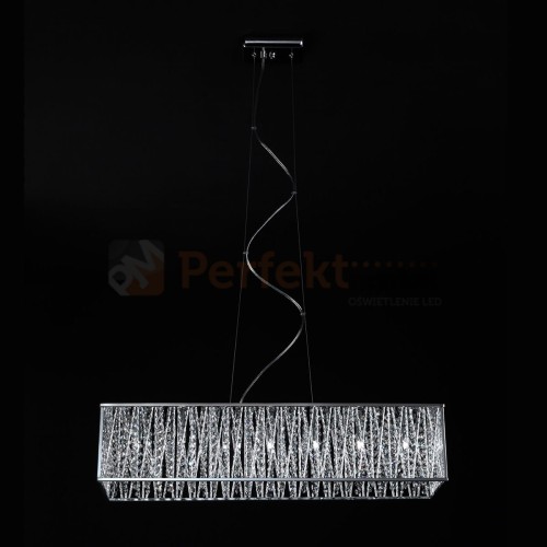 Italux Vanessa  P0282-07L-F4QL lampa wisząca chrom
