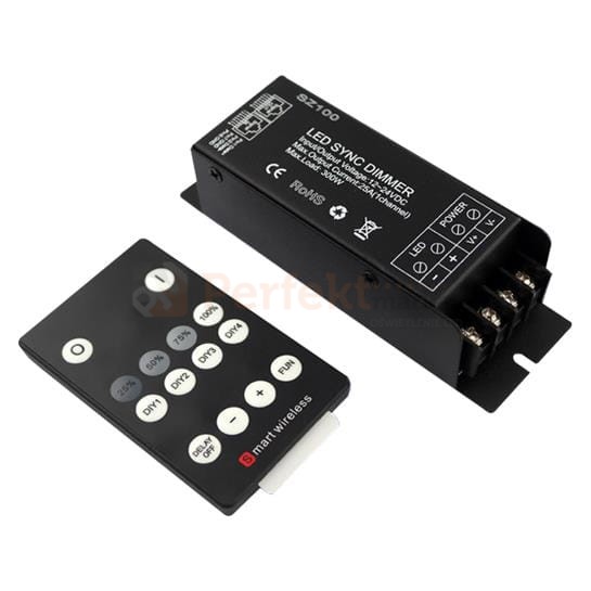 ściemniacz led z pilotem dużej mocy 300W pilot classic perfektmarket.jpg