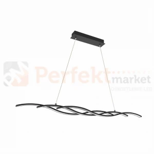 Lampa wisząca LED Resina L170221-3 czarna Zuma Line