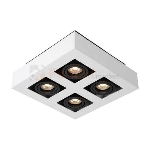 lampa sufitowa oprawa 4xGU10 Italux casemiro IT8001S4-WH_BK.jpg