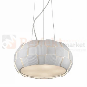 Sole lampa wisząca P0317-05H-S8A1 biała 46 cm Zuma Line