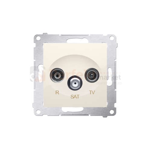 DASK.01/41 Simon 54 gniazdo antenowe RD/TV/SAT końcowe krem kremowy bez ramki perfektmarket