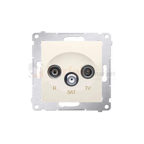DASK.01/41 Simon 54 gniazdo antenowe RD/TV/SAT końcowe krem kremowy bez ramki perfektmarket