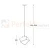Zuma Line ROCK lampa wisząca szkło kryształ P0488-01B-UAC 280mm gold wymiar perfektmarket.jpg