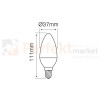 zarowka led sciemnialna e14 maly gwint 9w 2700K 4000K wymiar olsztyn perfektmarket.jpg