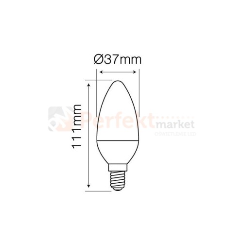 zarowka led sciemnialna e14 maly gwint 9w 2700K 4000K wymiar olsztyn perfektmarket.jpg