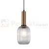 Italux PND-5588-1M-BRO+CL lampa wisząca mosiężny