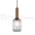 Italux PND-5588-1M-BRO+CL lampa wisząca mosiężny