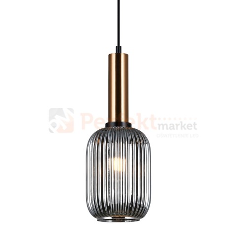 Italux PND-5588-1M-BRO+SG lampa wisząca mosiężny