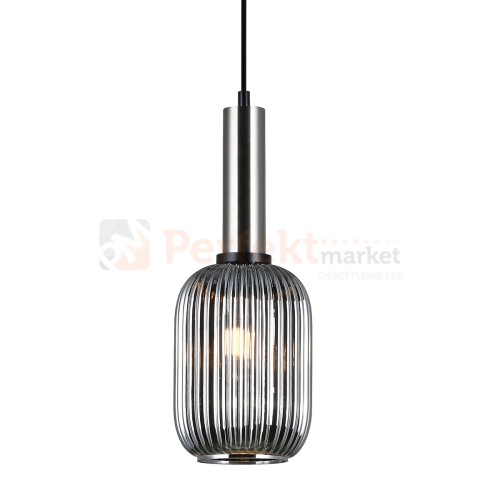 Italux PND-5588-1M-SC+SG lampa wisząca nikiel satynowany