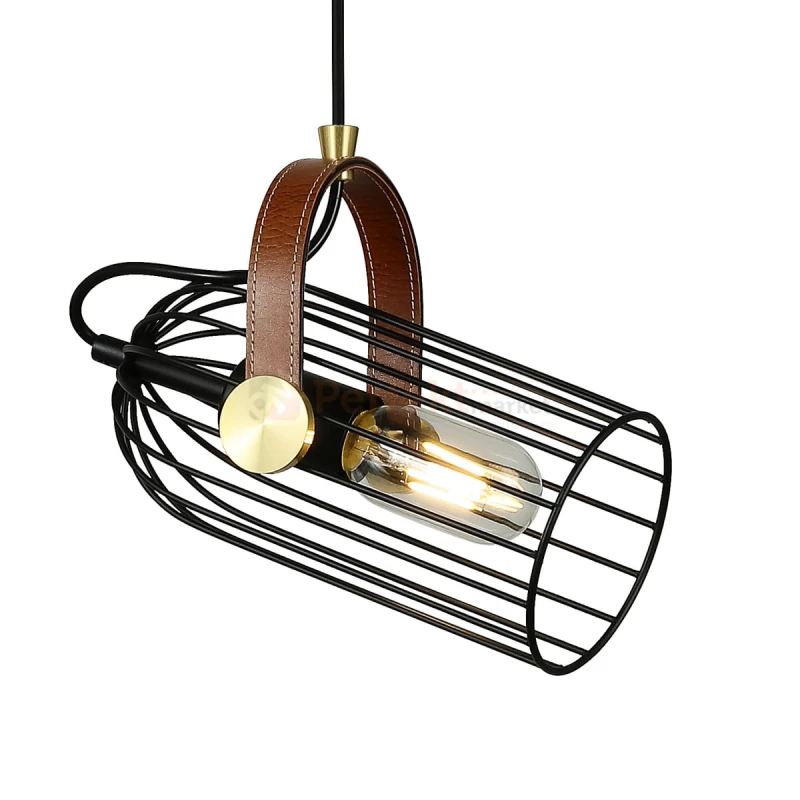 Italux PND-2445-1-BK lampa wisząca czarny