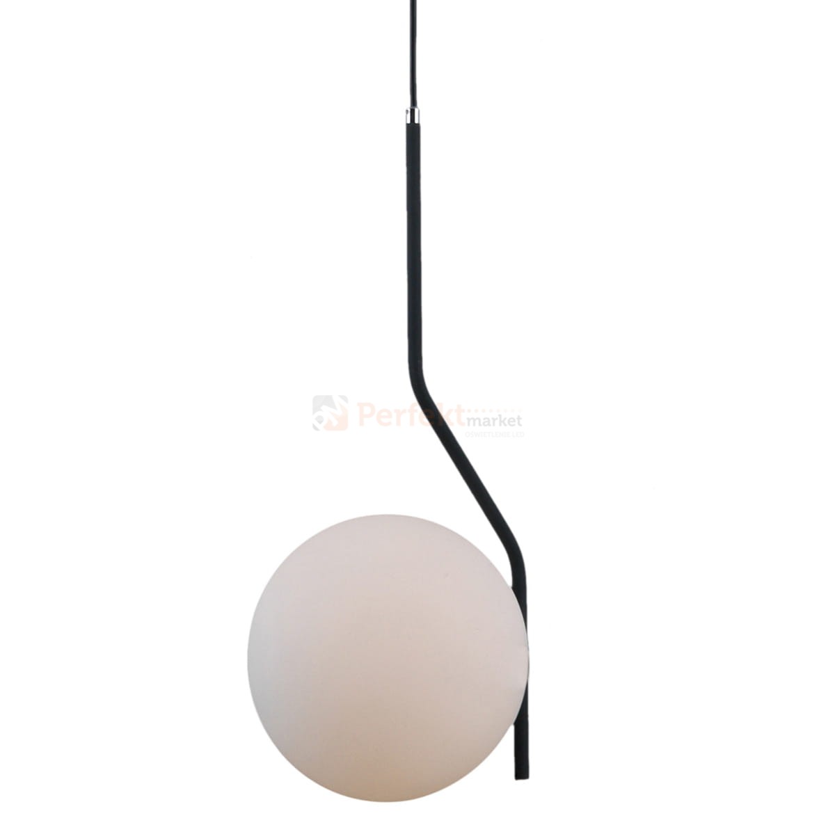 Italux PND-3300-1-BK lampa wisząca czarny satynowy