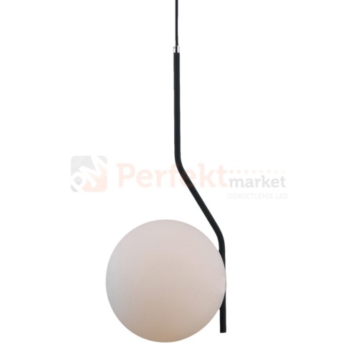 Italux PND-3300-1-BK lampa wisząca czarny satynowy