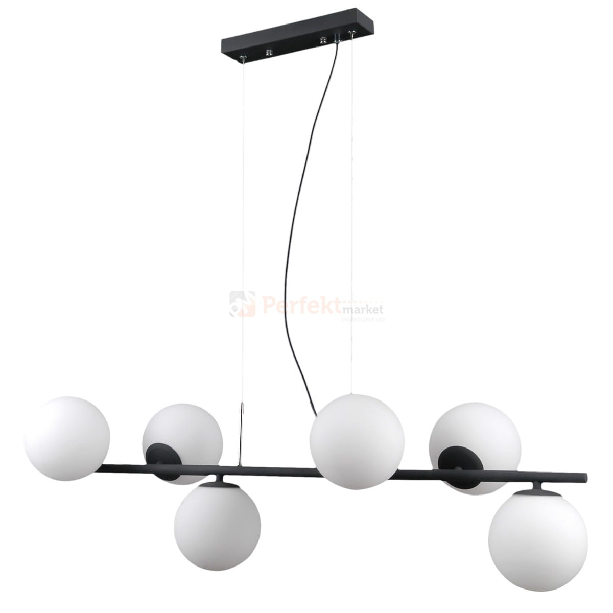 Italux PND-5510-6-BK lampa wisząca czarny