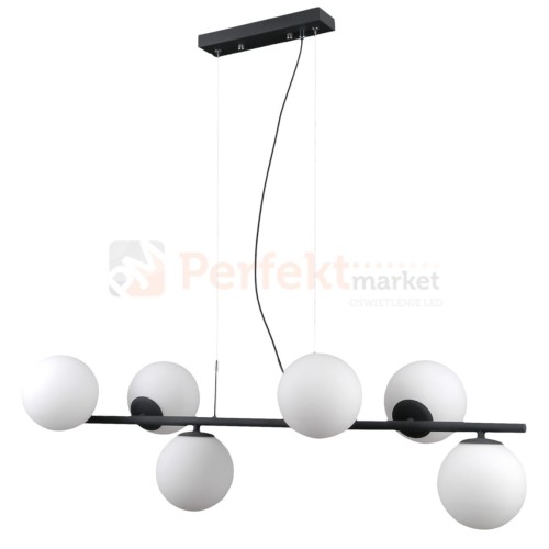 Italux PND-5510-6-BK lampa wisząca czarny