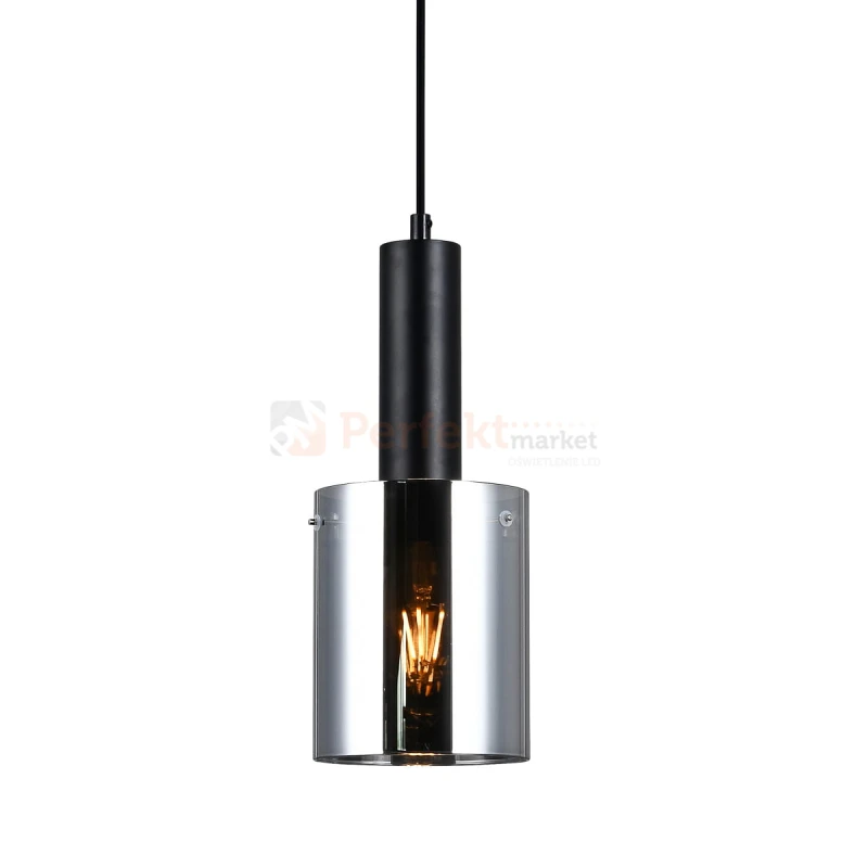 Italux PND-5581-1-BK+SG lampa wisząca czarny