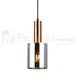 Italux PND-5581-1-BRO+SG lampa wisząca mosiężny