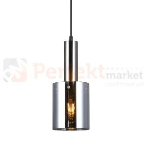 Italux PND-5581-1-SC+SG lampa wisząca nikiel satynowany