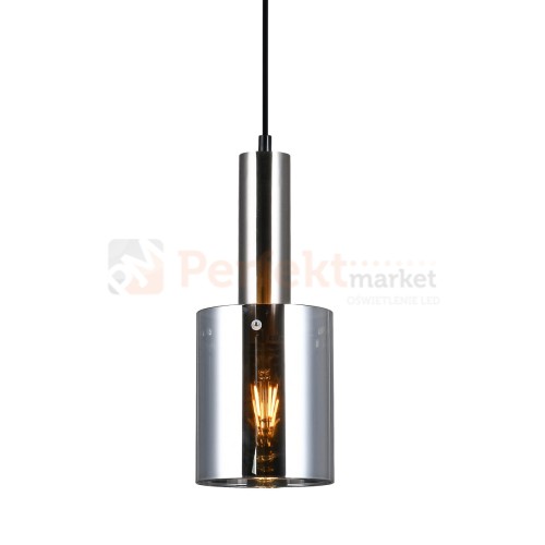 Italux PND-5581-1-SC+SG lampa wisząca nikiel satynowany