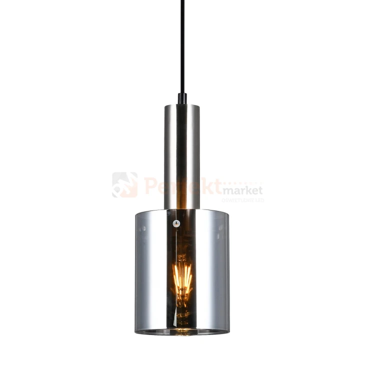 Italux PND-5581-1-SC+SG lampa wisząca nikiel satynowany