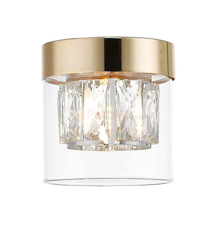 Zuma Line lampa sufitowa GEM C0389-01A-F7AC złota