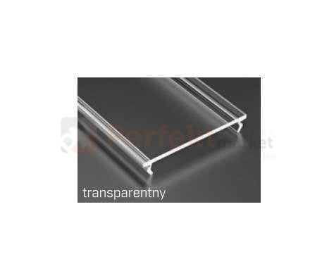 Klosze do profili LED Basic Solis Inso Iledo wide szeroki klosz transparentny