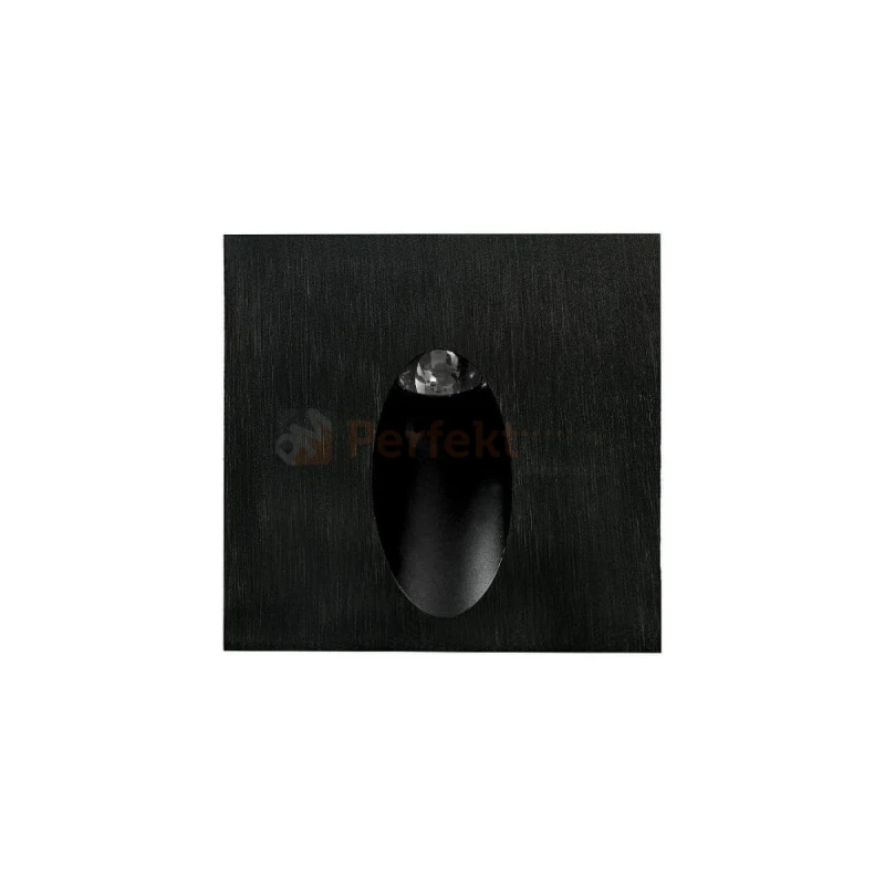 Oprawa schodowa LED STEPI 12V 1,2W 3000K IP20 czarna