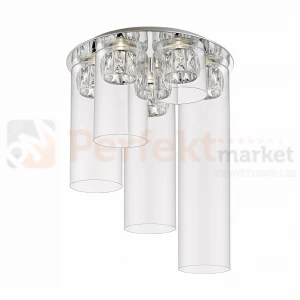 Zuma Line GEM lampa sufitowa plafon chrom na kole 5xG9 C0389-05F-B5AC