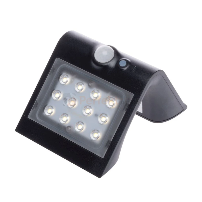 Lampa solarna kinkiet LED z czujnikiem Butterfly czarny 1,5W aranż perfektmarket.webp