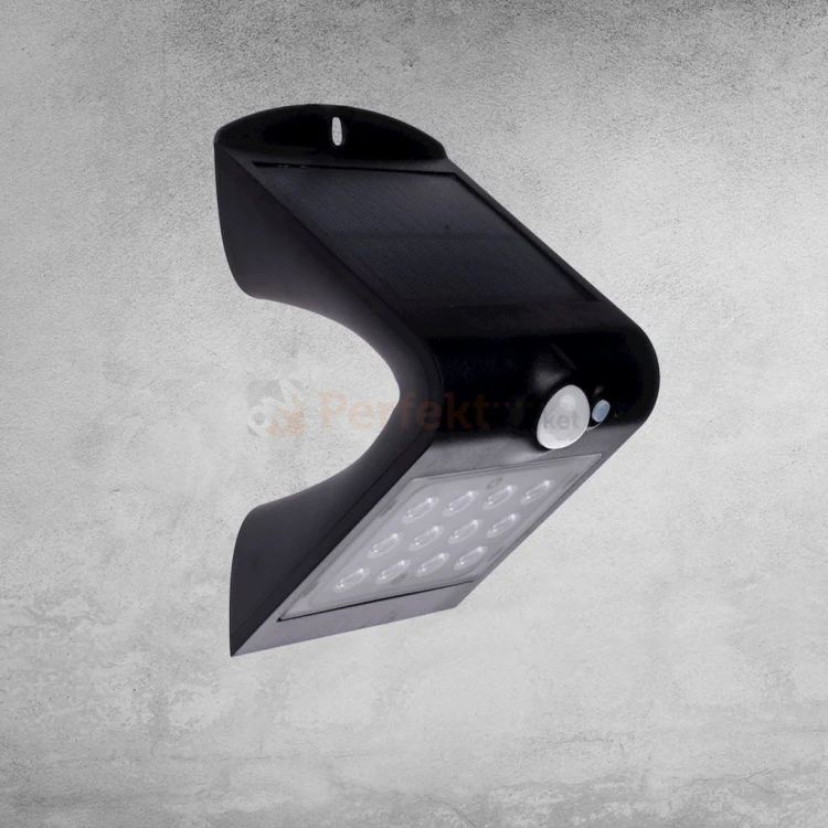 Lampka Solarna Butterfly Czarna 1,5W EKO3867