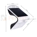 Lampka Solarna Butterfly Biała 3,2W EKO8824