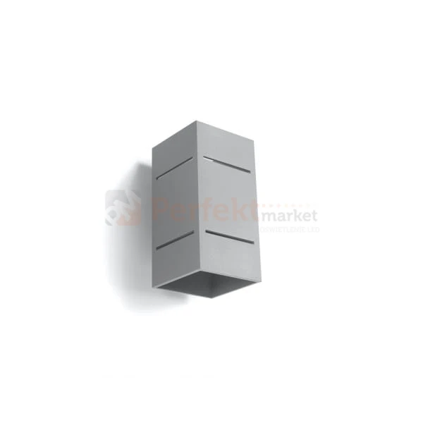 lampa_ścienna kinkiet szara g9 nowoczesna minimalizm design lampa kwadratowa plafon LED blocco szary perfektmarket SL.0479