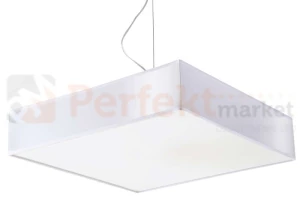 Nowoczesna Kwadratowa Lampa wisząca Horus 45 Biała
