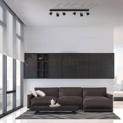 Lampa sufitowa JOKER BLACK 6xGU10 MLP1340