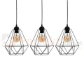 Lampa wisząca BASKET BLACK 3xE27 MLP7215