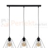 Lampa wisząca BASKET BLACK 3xE27 MLP7215