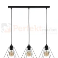 Lampa wisząca BASKET BLACK 3xE27 MLP7215