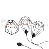 Lampa wisząca BASKET BLACK 3xE27 MLP7215