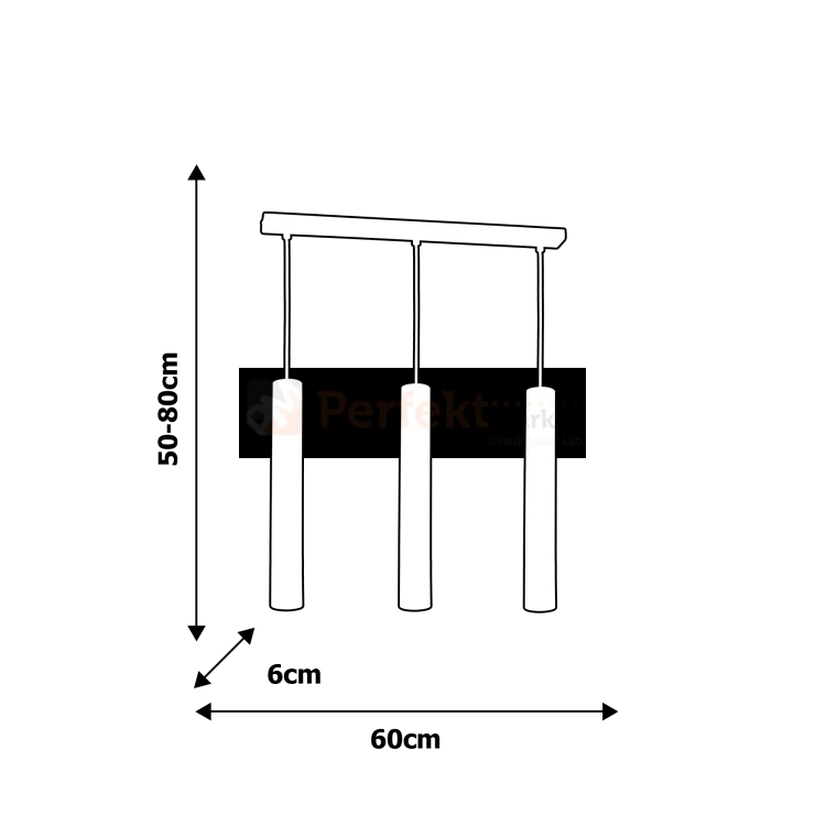 Lampa wisząca JOKER BLACK 3xGU10 MLP1414