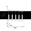 Lampa wisząca JOKER BLACK 5xGU10 MLP1417