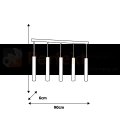 Lampa wisząca JOKER BLACK 5xGU10 MLP1417
