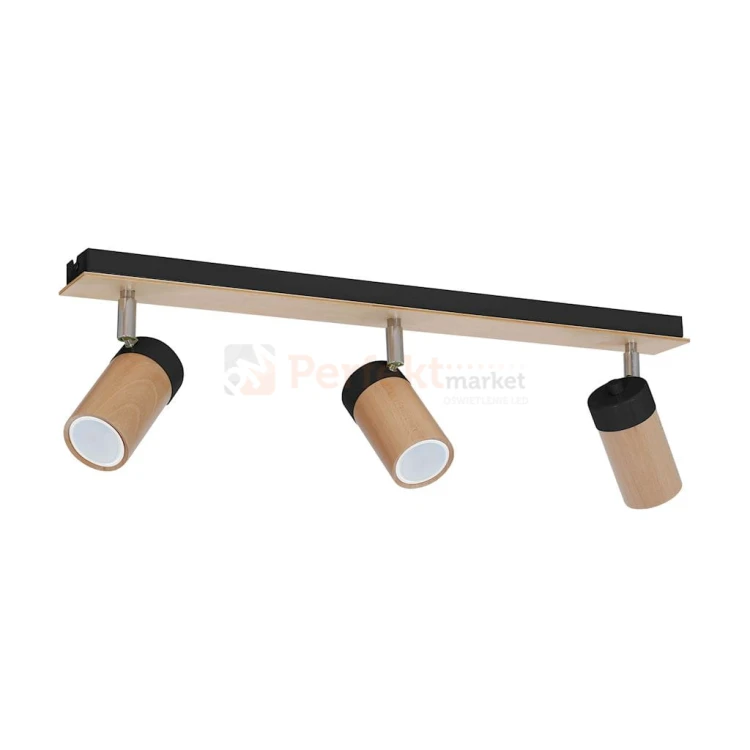 Lampa sufitowa BARON BLACK 3xGU10 MLP9015