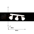 Lampa sufitowa OVAL WHITE 3xE27 MLP8651