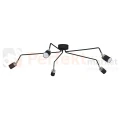 Lampa sufitowa JOKER BLACK 5xGU10 MLP1341