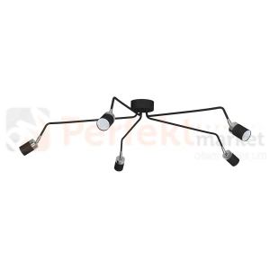 Lampa sufitowa JOKER BLACK 5xGU10 MLP1341