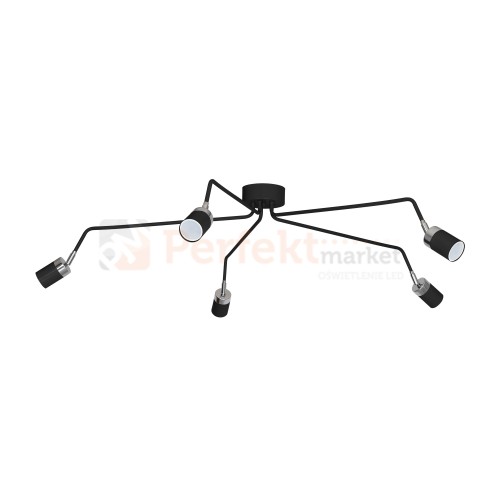 Lampa sufitowa JOKER BLACK 5xGU10 MLP1341